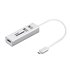 NX090301141 base para portátil y replicador de puertos USB 3.2 Gen 1 (3.1 Gen 1) Type-C Plata