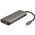 Adaptador Multipuertos USB-C - Docking Station Portátil USB Tipo C a HDMI de 4K - Hub Ladrón USB 3.0 de 2 Puertos - Lector de Ta