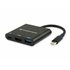 DONN01B base para portátil y replicador de puertos USB 3.2 Gen 1 (3.1 Gen 1) Type-C Negro