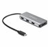 Hub Ladrón USB-C de 3 Puertos 10Gbps y Lector de Tarjetas de Memoria Flash SD - con 3 Puertos USB-A y 1 Ranura SD - Adaptador Hu