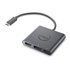 Adaptador de USB-C a HDMI/DP con transferencia de alimentación