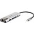 DUB-M520 base para portátil y replicador de puertos Alámbrico Thunderbolt 3 Aluminio