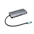 Metal USB-C Travel Nano Dock HDMI/VGA with LAN + Power Delivery 100 W