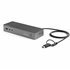 Docking Station Universal para Portátil - Replicador de Puertos Híbrido USB-C/-A - 2x HDMI y DP 4K - PD 100W - Mac / Windows / C