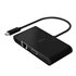 AVC004BTBK base para portátil y replicador de puertos USB 3.2 Gen 1 (3.1 Gen 1) Type-C Negro
