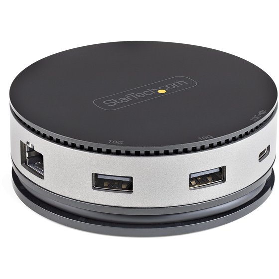 Adaptador Multipuertos USB-C - Docking Station USB 3.1 Gen 2 Tipo C con Vídeo HDMI, DisplayPort de 4K a 60Hz o VGA de 1080p - PD