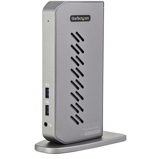 Dock USB-C o USB-A - Docking Station Universal Híbrido USB 3.0 para Ordenador Portátil USB Tipo C o USB-A - para 2 Monitores HDM