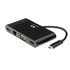EW9827 base para portátil y replicador de puertos USB 3.2 Gen 1 (3.1 Gen 1) Type-C Negro