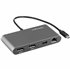 Mini Dock Thunderbolt - Docking Station Portátil para 2 Monitores con DP 4K 60Hz, 1x Hub USB-A (USB 5 Gbps), GbE - Cable de 28cm