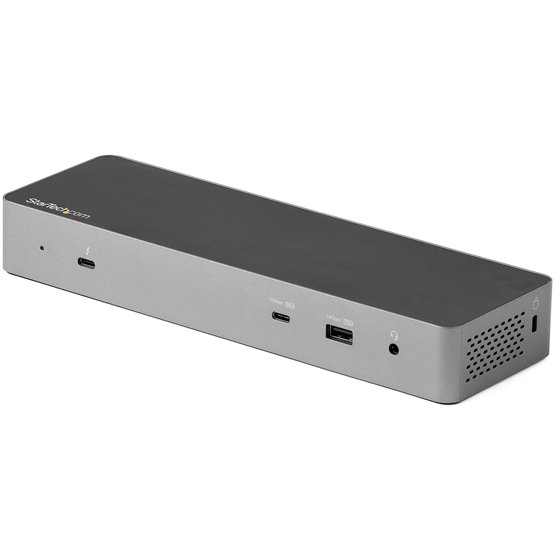 Docking Station Thunderbolt 3 Compatible con USB-C - para 2 Monitores 4K 60Hz DisplayPort 1.4 o 2 Monitores HDMI - para Un Monit