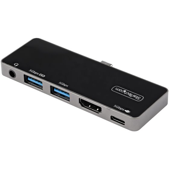 Adaptador Multipuertos USB C a HDMI 2.0 de 4K 60Hz - Entrega de Alimentación PD de 100W Pass Through - Hub USB 3.0 de 3 Puertos 