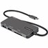 Adaptador Multipuertos USB C - USB C a HDMI de 4K - 100W de Entrega de Alimentación PD - SD - MicroSD - Hub Ladrón USB 3.0 de 3 