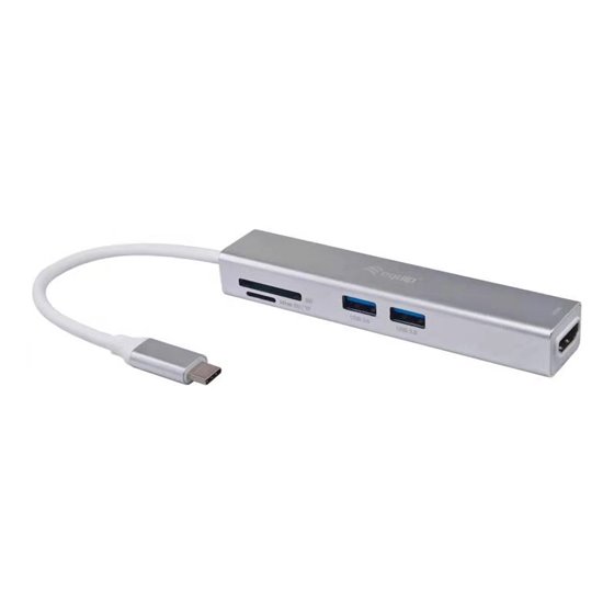 Adaptador multifunción USB-C 5 en 1, HDMI , USB 3.2 Gen 1 , TF/Micro SD