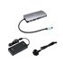 USB-C Metal Nano Dock HDMI/VGA with LAN + Charger 112W