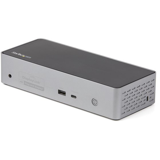 Mini Docking Station USB-C - Replicador de Puertos para 4 Monitores DisplayPort y HDMI 4K 60Hz - con PD de 100W - Hub Ladrón USB