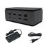 Metal USB4 Docking station Dual 4K HDMI DP with Power Delivery 80 W + Universal Charger 100 W