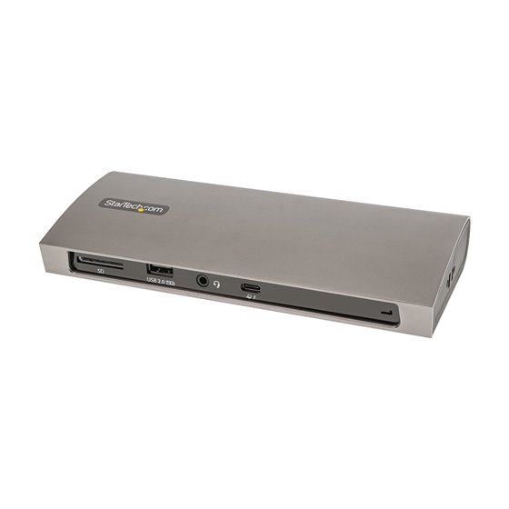 Docking Station Thunderbolt 4, PD de 96W, para 1 Monitor de 8K/para 2 Monitores de 4K 60Hz, 3xTB4/USB4, 4xUSB-A/SD/GbE, Replicad