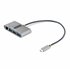 Hub Adaptador USB-C con Ethernet de 3 Puertos USB-A - Red Ethernet Gigabit RJ45 - USB 3.0 5Gbps - Alimentado por el Bus - Cable 