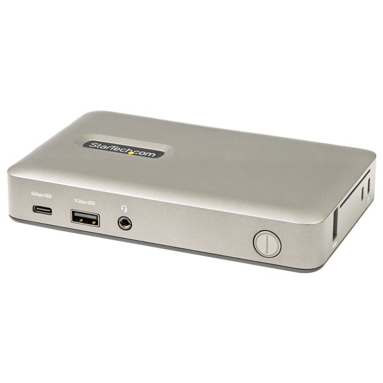 Docking Station USB C - USB-C a DisplayPort 4K 30Hz o VGA - Carga con Entrega de Alimentación PD de 65W - Hub USB 3.1 Gen 1 de 4