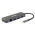 DUB-2334 base para portátil y replicador de puertos Alámbrico USB Tipo C Gris