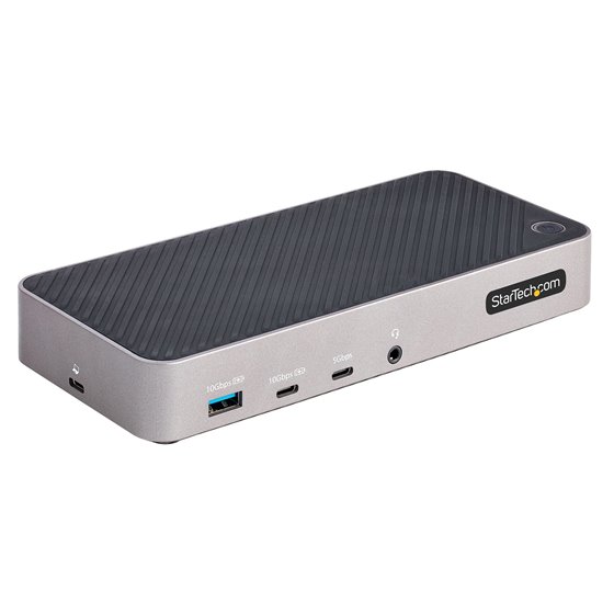 Docking Station USB-C para 3 Monitores - Dock USB Tipo C Triple HDMI/DP de 4K - Hub Ladrón 5x USB - GbE - PD 100W - Replicador d