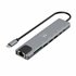 EW1146 base para portátil y replicador de puertos Alámbrico USB 3.2 Gen 1 (3.1 Gen 1) Type-C Gris