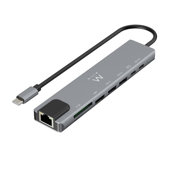 EW1146 base para portátil y replicador de puertos Alámbrico USB 3.2 Gen 1 (3.1 Gen 1) Type-C Gris