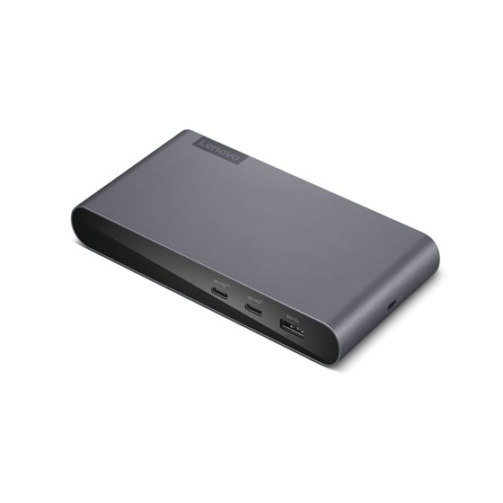 40B30090EU base para portátil y replicador de puertos 2 x USB 3.2 Gen 2 (3.1 Gen 2) Type-C Gris