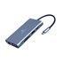 A-CM-COMBO7-01 base para portátil y replicador de puertos USB 3.2 Gen 1 (3.1 Gen 1) Type-A Gris