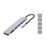 DONN19G base para portátil y replicador de puertos Alámbrico USB 3.2 Gen 1 (3.1 Gen 1) Type-C Gris