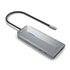 USB-C Dock 12 En 1, USB-C A 2xHDMI, 1xRJ45, 3xUSB-A, 2xUSB-C, 1xUSB-C PD, 1xAudio, 1xSD, 1xMicro SD, Gris, 30cm