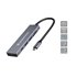 DONN23G base para portátil y replicador de puertos Alámbrico USB 3.2 Gen 1 (3.1 Gen 1) Type-C Gris