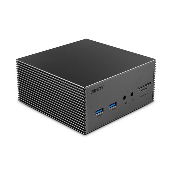 43378 base para portátil y replicador de puertos Alámbrico USB 3.2 Gen 2 (3.1 Gen 2) Type-C Gris