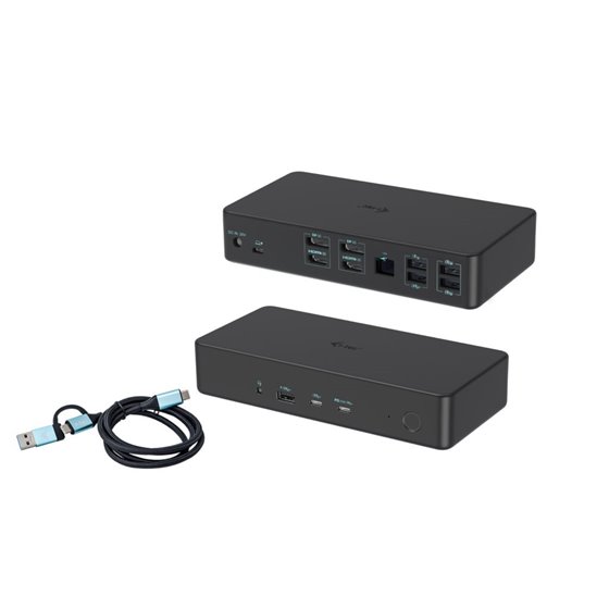 USB 3.0 / USB-C / Thunderbolt 3 Professional Dual 4K Display Docking Station Generation 2 + Power Delivery 100W