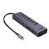 43373 base para portátil y replicador de puertos Alámbrico USB 3.2 Gen 2 (3.1 Gen 2) Type-C Gris