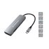 DONN11G base para portátil y replicador de puertos Alámbrico USB 3.2 Gen 1 (3.1 Gen 1) Type-C Gris