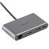 Hub C 8 en 1 2xHDMI 2xUSB 2xSD RJ45 PD100W