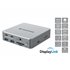 DONN25G base para portátil y replicador de puertos Alámbrico USB 3.2 Gen 2 (3.1 Gen 2) Type-C Plata