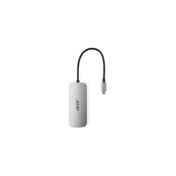 7in1 Type C Dongle Alámbrico USB 3.2 Gen 1 (3.1 Gen 1) Type-C Plata