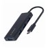 UHB-CM-U3P4-02 base para portátil y replicador de puertos Alámbrico USB 3.2 Gen 1 (3.1 Gen 1) Type-C Negro