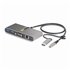 Hub Ladrón USB-C de 2 Puertos USB-A de 5Gbps con Red RJ45 Ethernet Gigabit y Puerto Serie DB9 RS232 FTDI - Concentrador USB - En