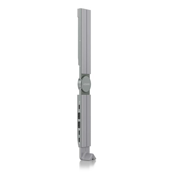 Soporte de Sobremesa Ajustable Para Portail / Tablet Con USB-C Docking 4 en 1, Gris