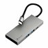 WONDER DOCK4 PRO Alámbrico USB 3.2 Gen 1 (3.1 Gen 1) Type-C Aluminio
