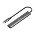 USB-C Dock 5 en 1, USB-C A, 1x HDMI 2x USB-A, 1x USB-C, 1x USB-C PD, Gris, 15cm