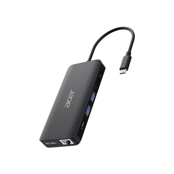 USB Type-C Dongle 12-in-1 Black Alámbrico USB 3.2 Gen 1 (3.1 Gen 1) Type-C Negro