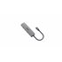 5in1 Type C Dongle Alámbrico USB 3.2 Gen 1 (3.1 Gen 1) Type-C Plata