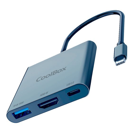 MINIDOCK C31 ALUMINIO USB-C A HDMI 4K/USB-A/USB-C 3.2 GEN1 PC/MAC/CONSOLAS