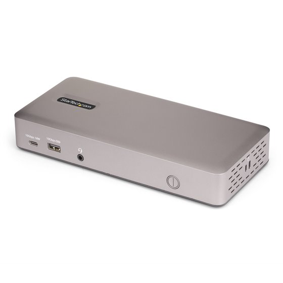 Docking Station USB4 para 3 Monitores 4K60 HDMI o DisplayPort - Dock USB Tipo C - Hub USB de 6 Puertos - Red Ethernet de 2,5GbE 