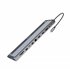 EW1150 base para portátil y replicador de puertos Alámbrico USB 3.2 Gen 1 (3.1 Gen 1) Type-C Aluminio