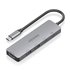 USB-C Dock 5 en 1, USB-C a 1xHDMI 2xUSB-A 1xUSB-C 1xUSB-C PD, Gris, 15cm
